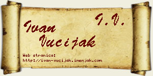 Ivan Vučijak vizit kartica